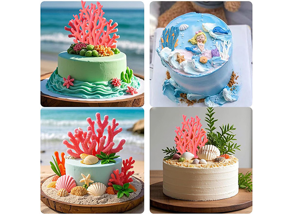 Seagrass coral molds