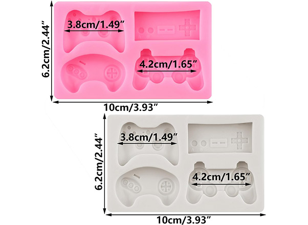Game console remote control molds