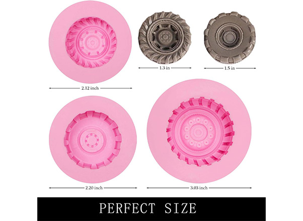 Pieces of car tire molds