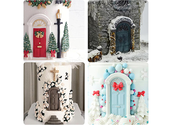 Pieces of door and window molds